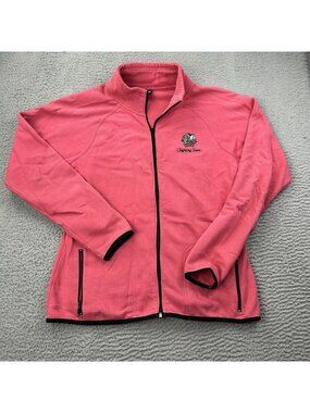 North Dakota Fighting Sioux Pink Sweatshirt Full Zip Women’s Size XL UND Hockey